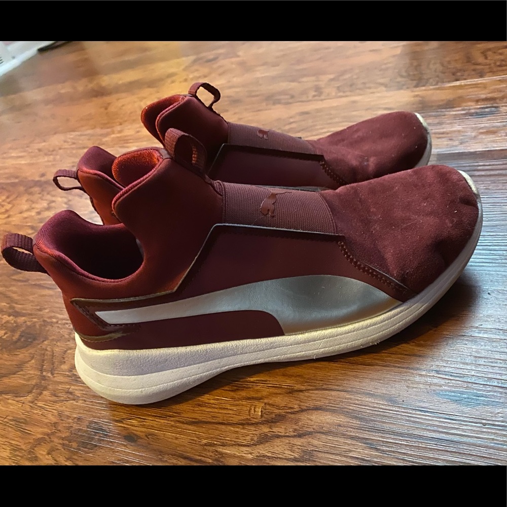 PUMA suede training shoes